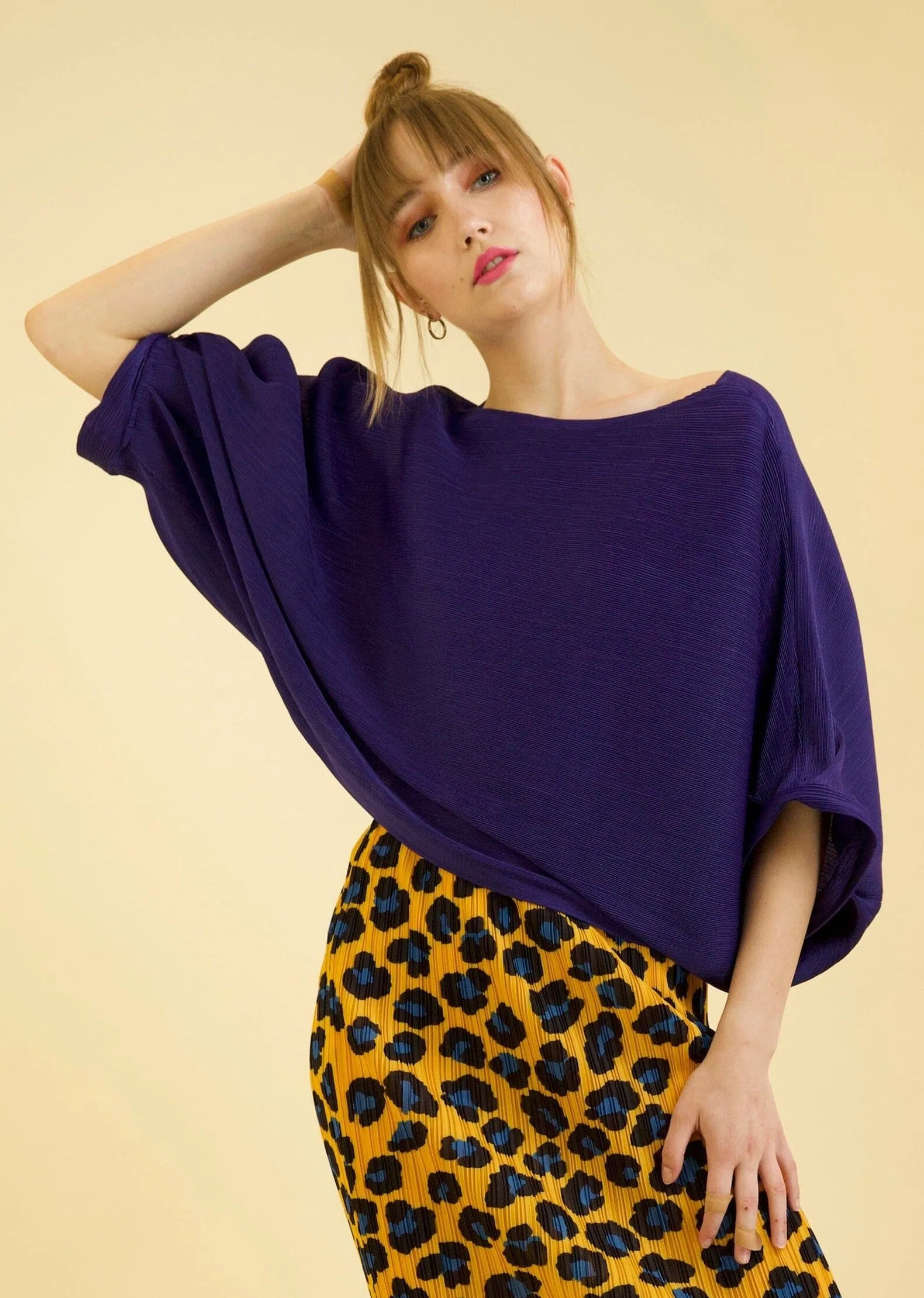 Glam Sleeve Textured Top