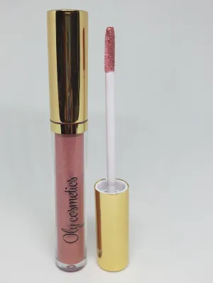 Glitter lip gloss (Matte).