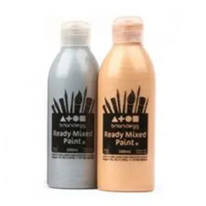 Gold & Silver - Ready Mixed Metallic Paint - 250ml Set of 2