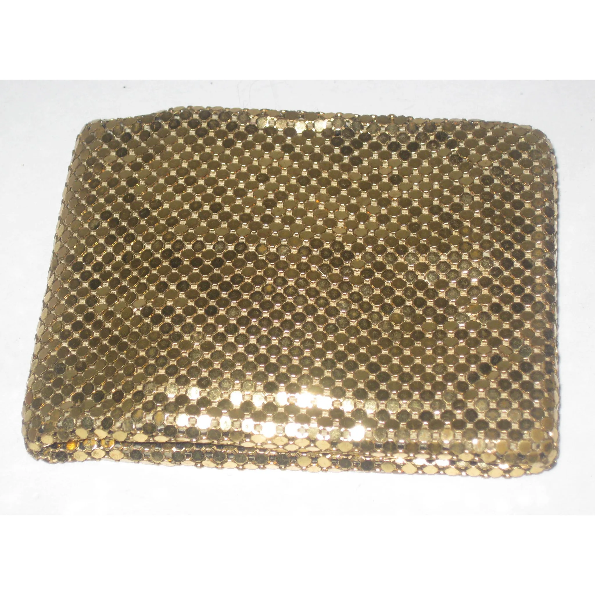 Gold Mesh Billfold Wallet By Whiting & Davis