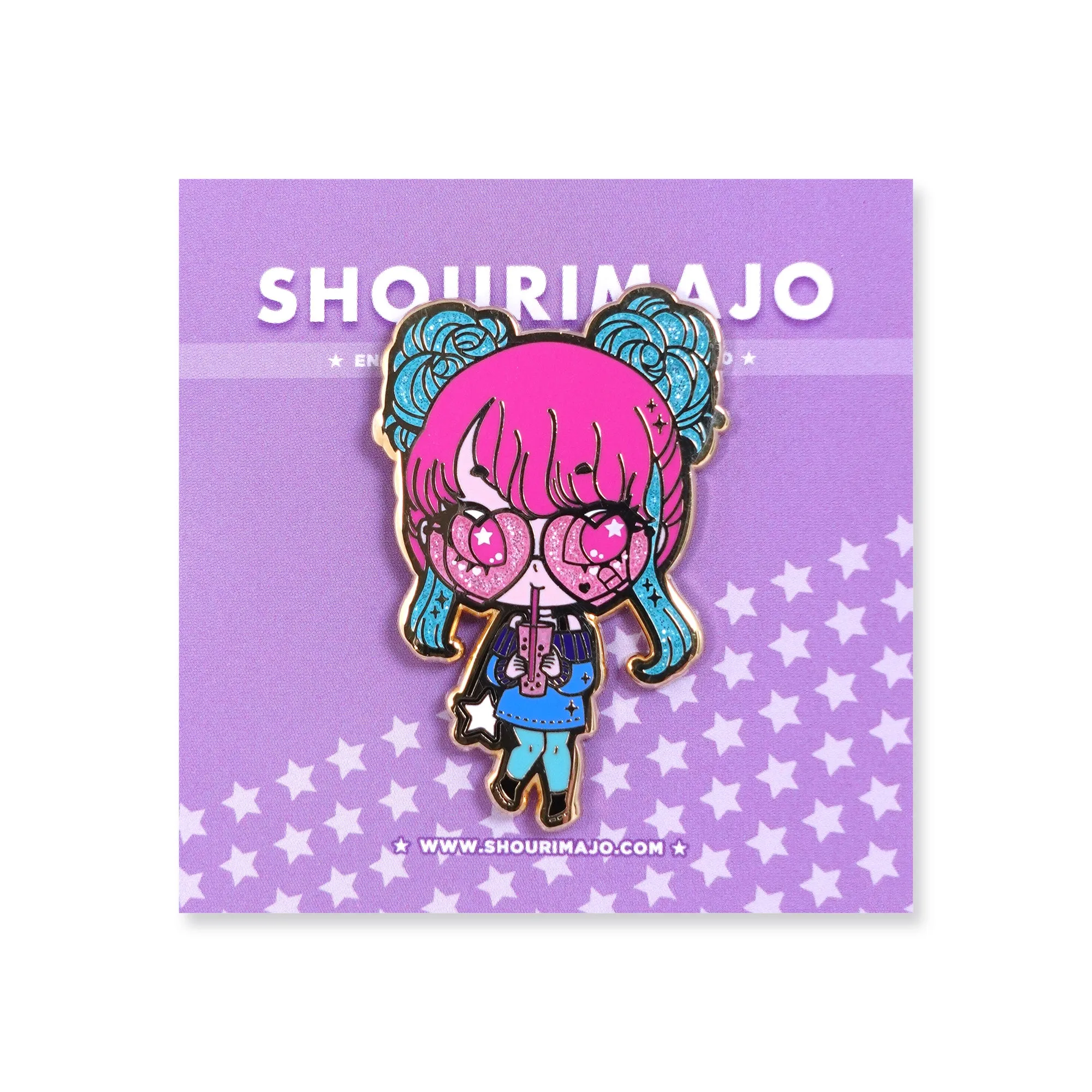 Gradients Chibi Enamel Pin