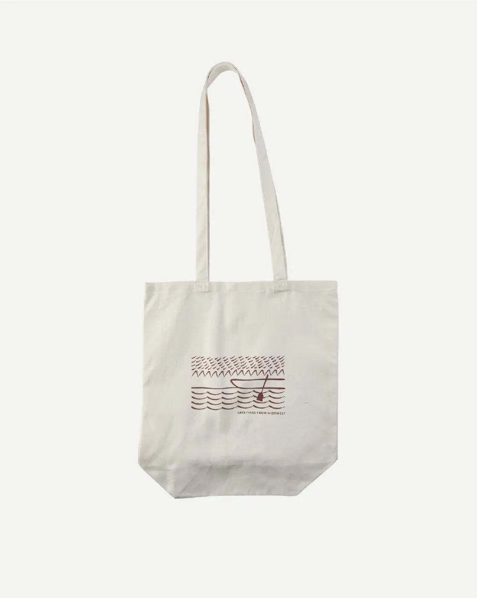 Greetings Tote - Beige