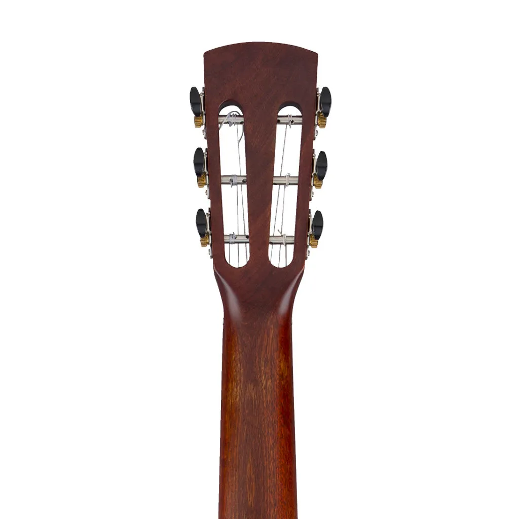 Gretsch G9126 Acoustic-Electric Ukulele, Ovangkol FB, Honey Mahogany Stain
