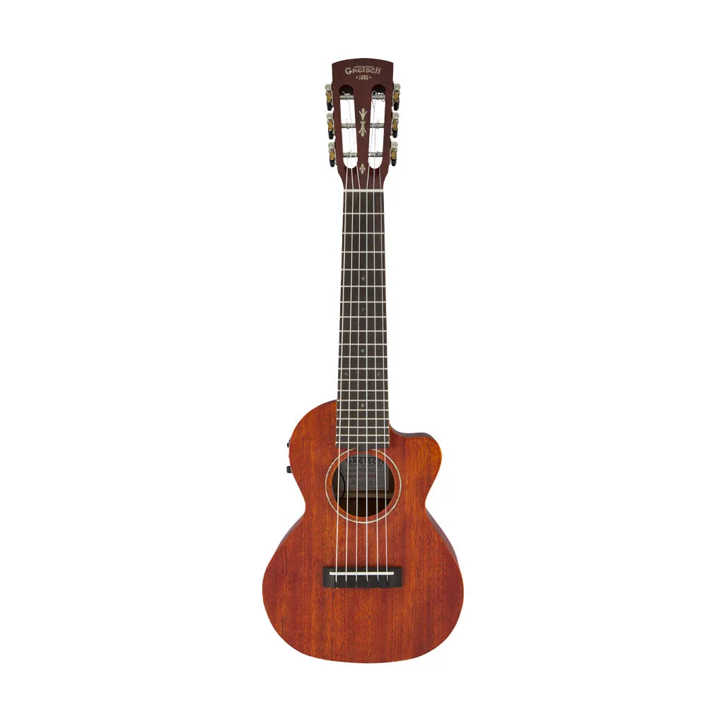 Gretsch G9126 Acoustic-Electric Ukulele, Ovangkol FB, Honey Mahogany Stain