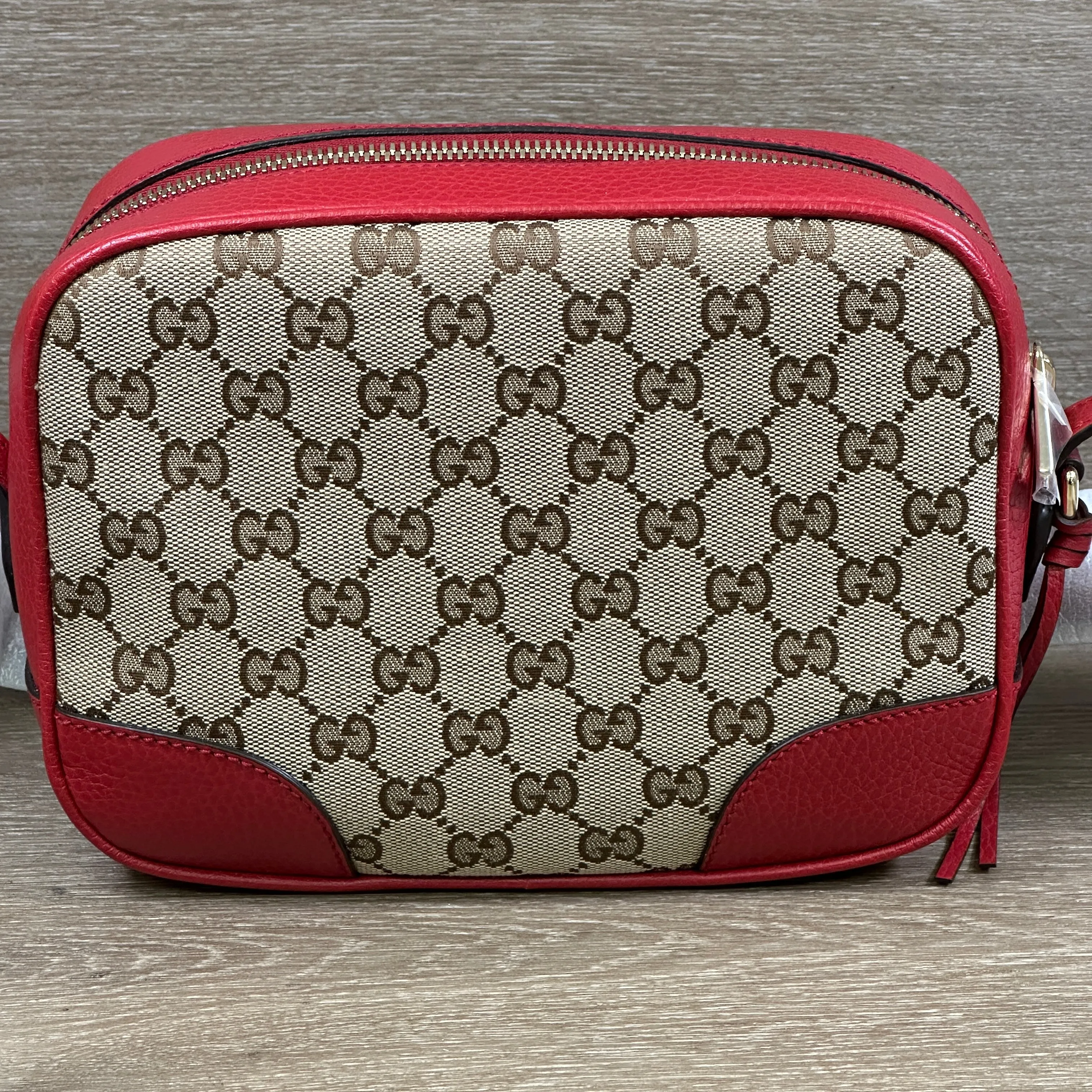 Gucci Bree Crossbody GG Red Leather