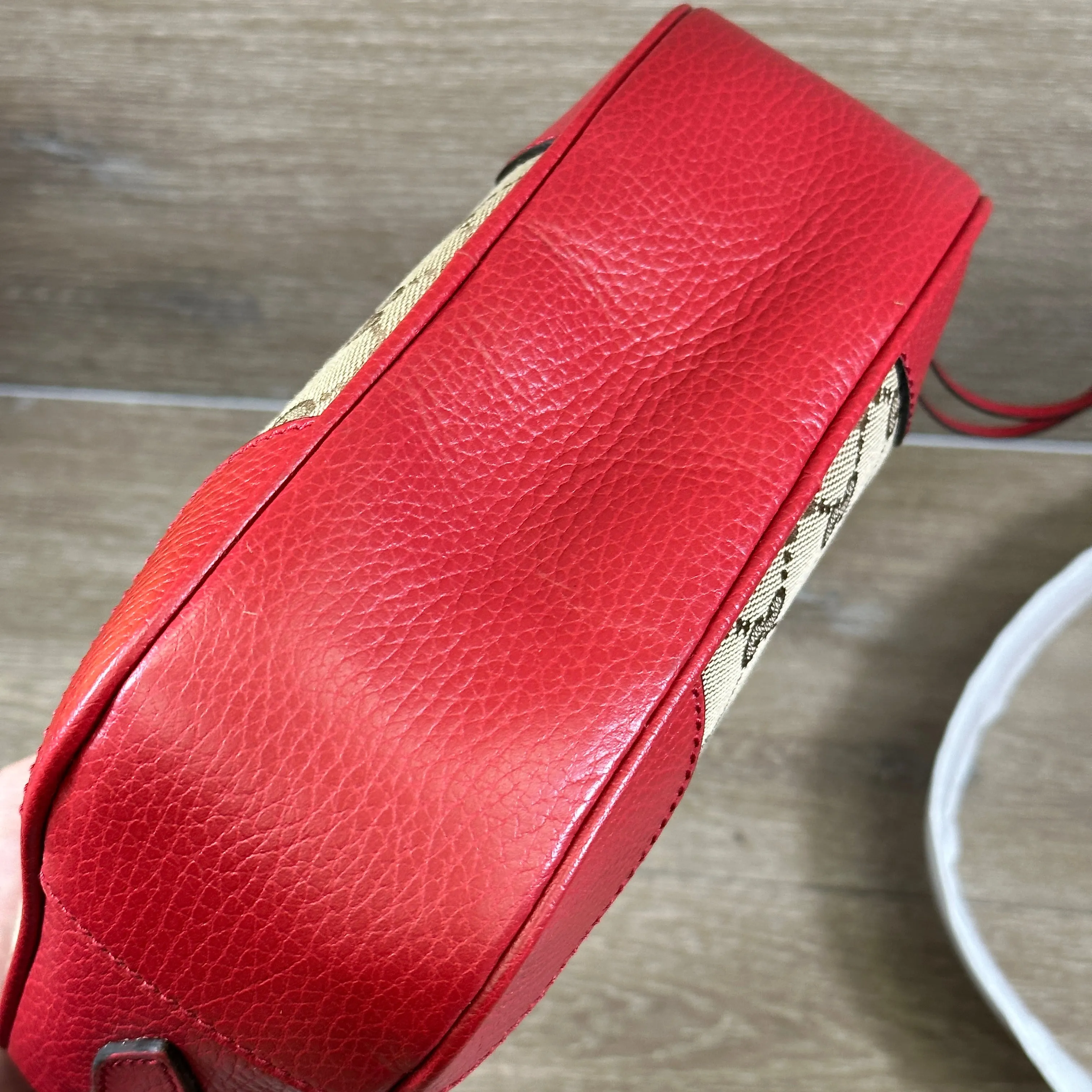 Gucci Bree Crossbody GG Red Leather