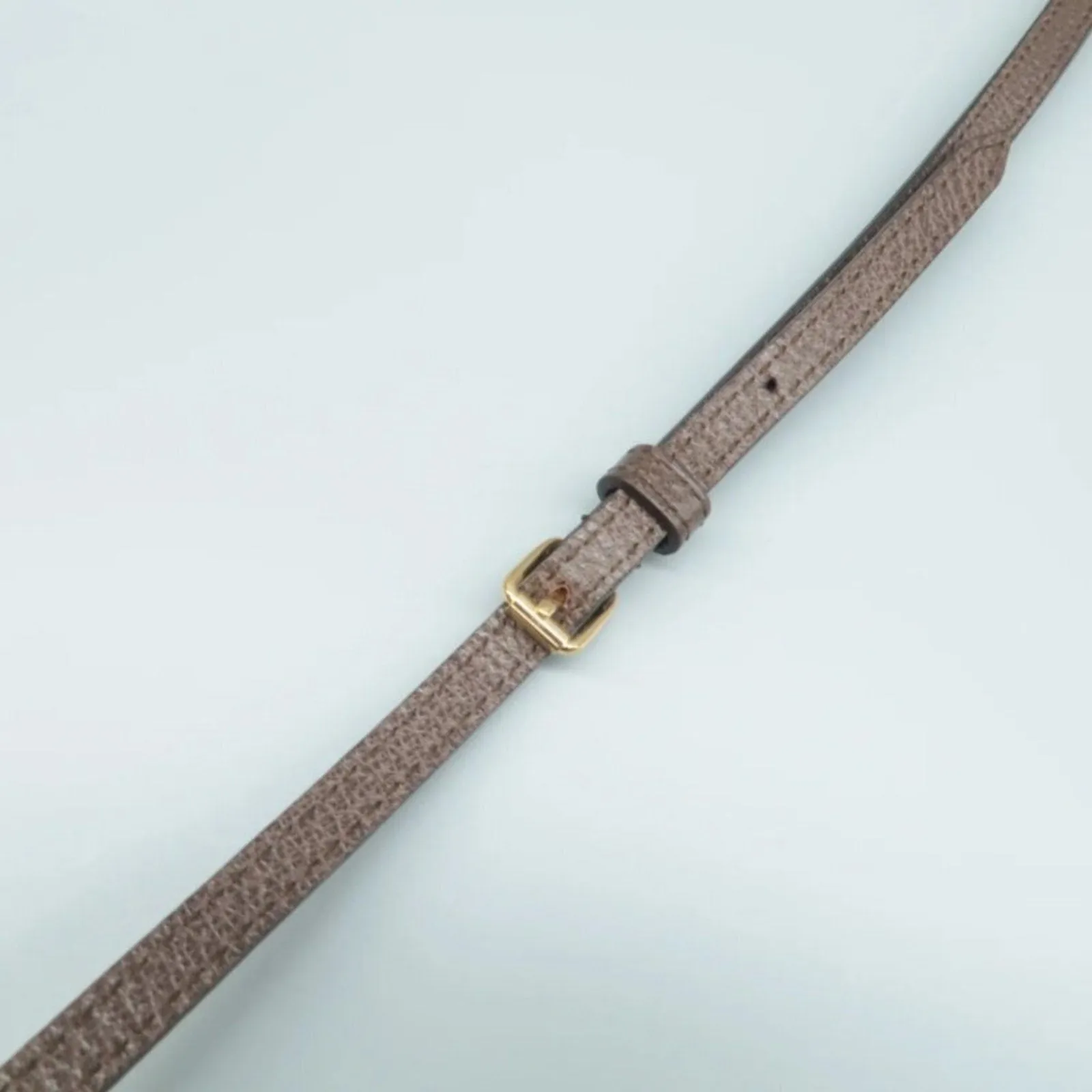 GUCCI Brown W/P Canvas Shoulder Bag
