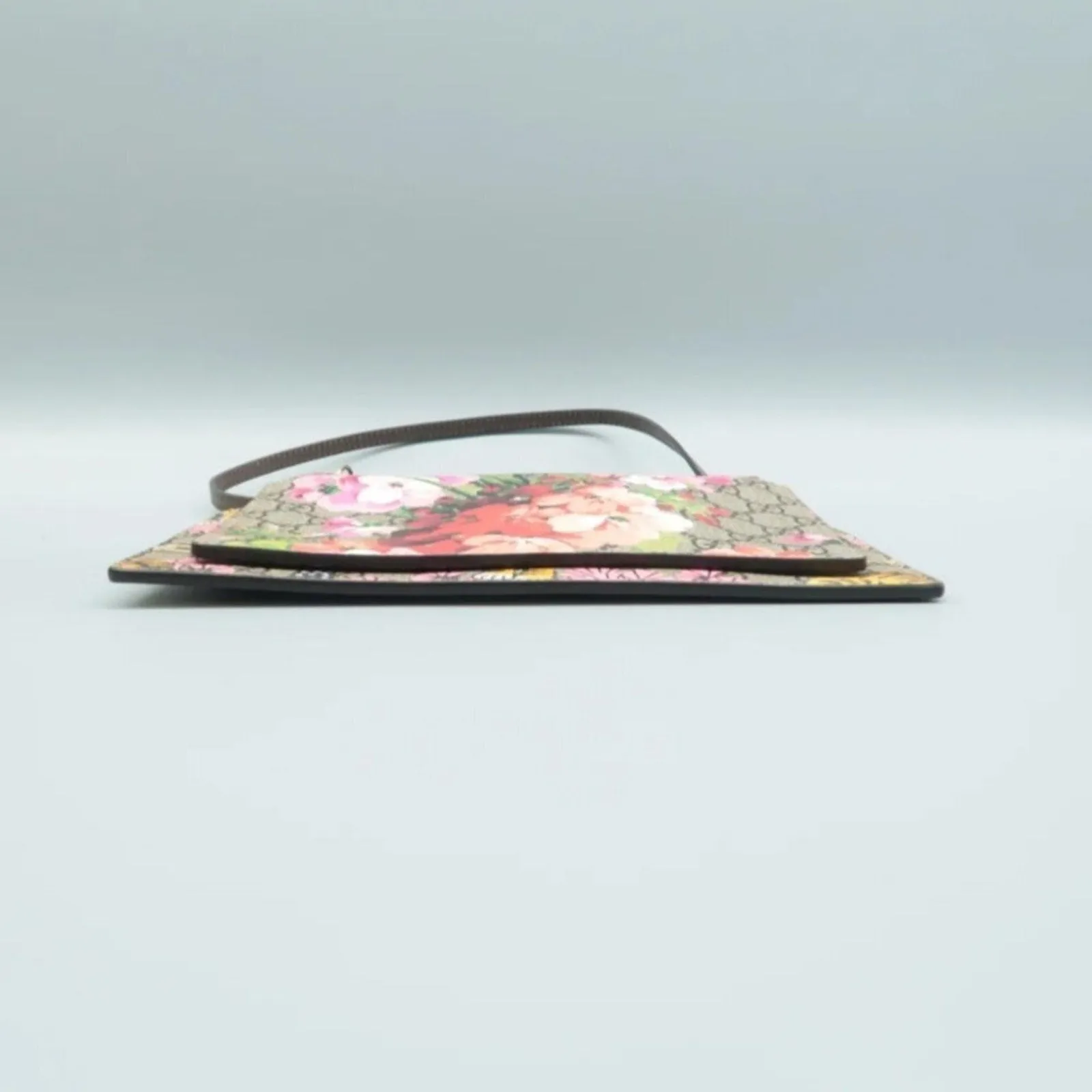 GUCCI Brown W/P Canvas Shoulder Bag