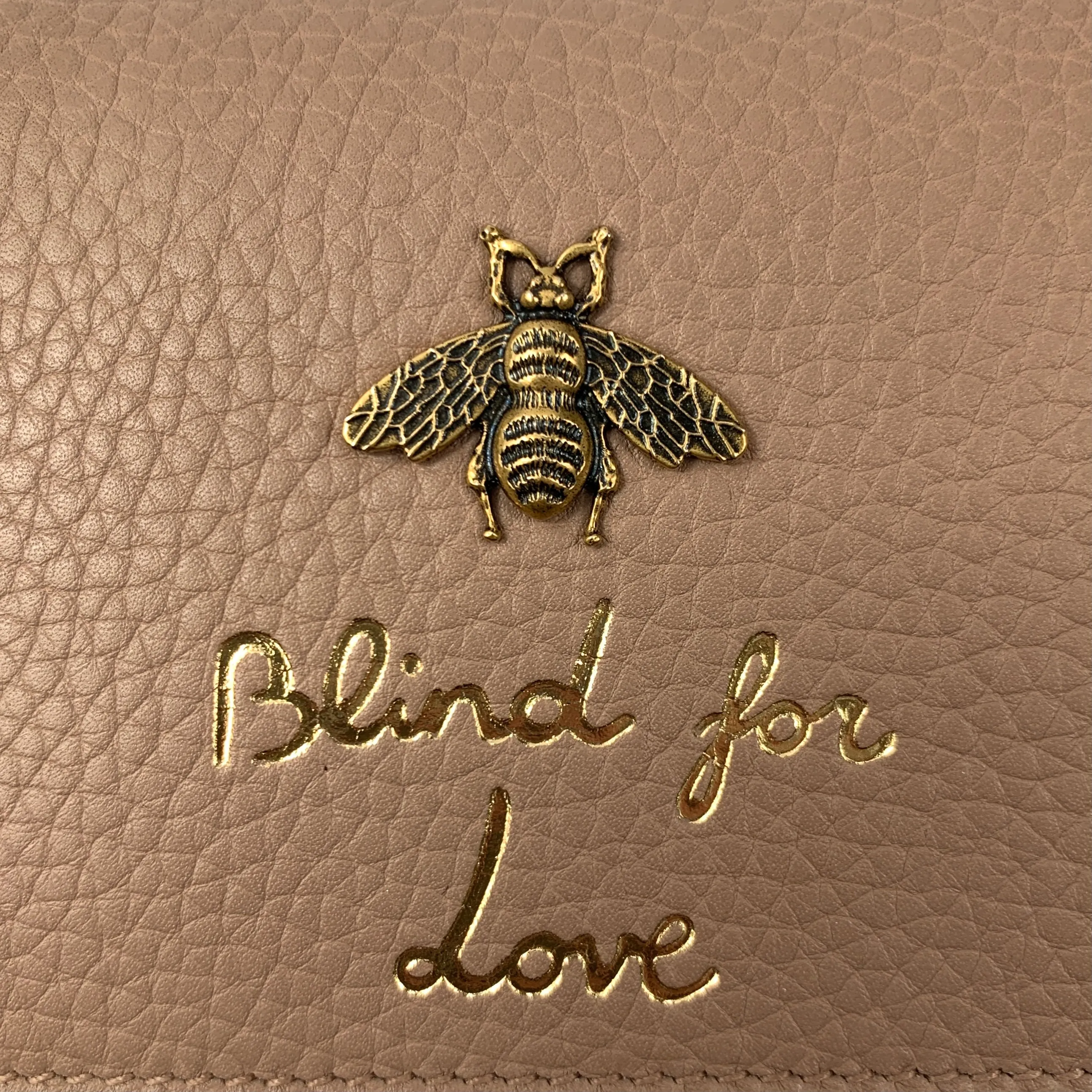 Gucci Cellarius Blind for Love Mini Wallet in Violet