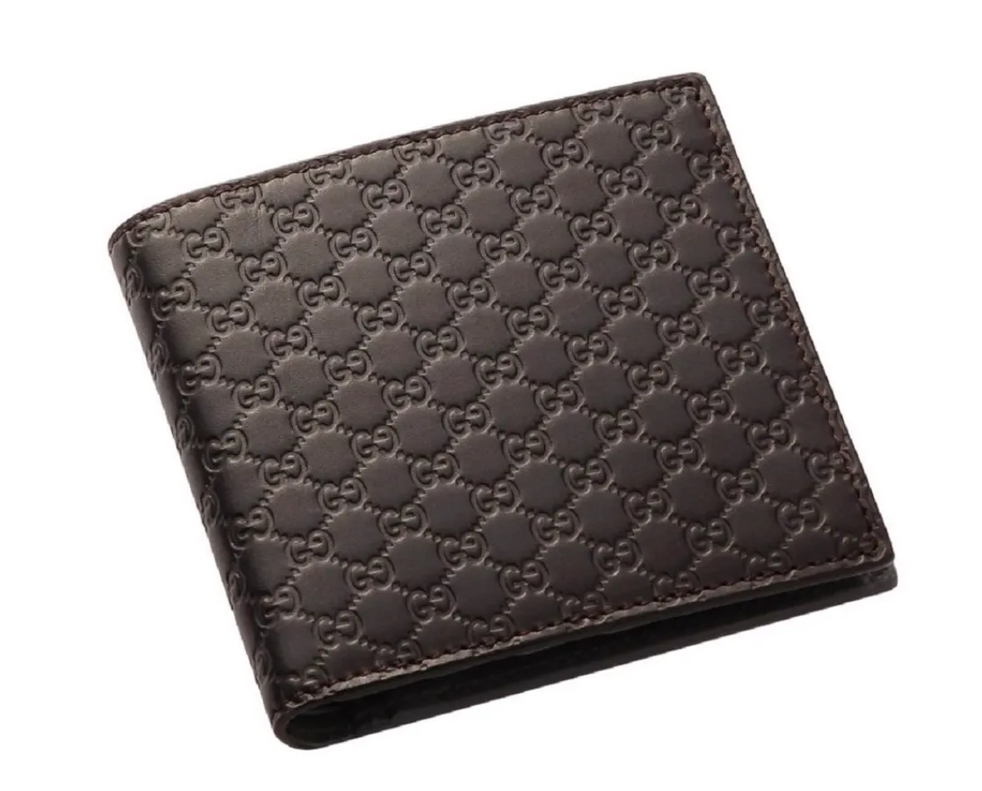 Gucci Microguccissima Men’s Bi-Fold Wallet in T. Moro