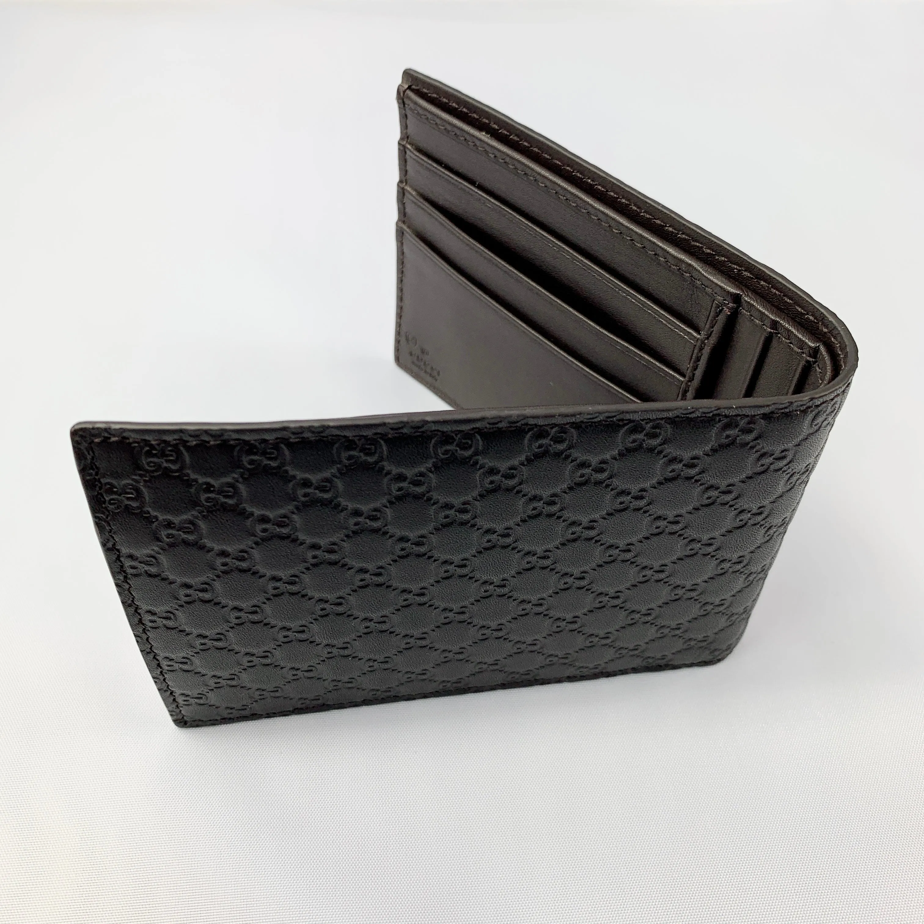 Gucci Microguccissima Men’s Bi-Fold Wallet in T. Moro
