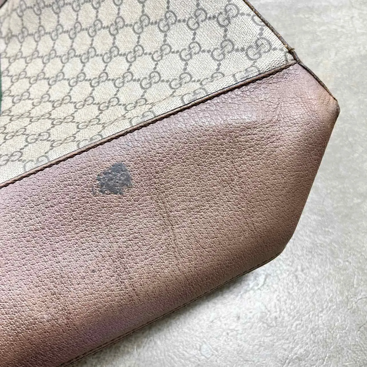 Gucci Tote Bag "OPHIDIA TOTE" Used Monogram