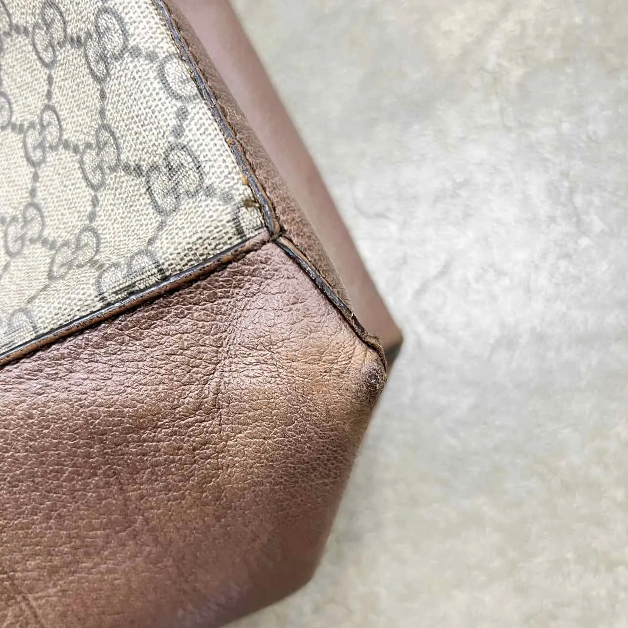 Gucci Tote Bag "OPHIDIA TOTE" Used Monogram
