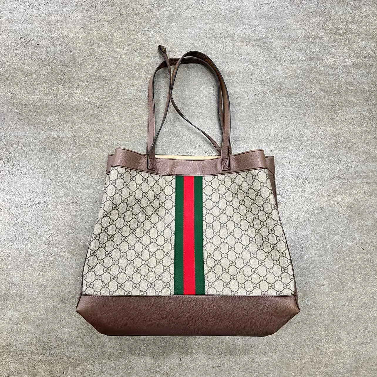 Gucci Tote Bag "OPHIDIA TOTE" Used Monogram
