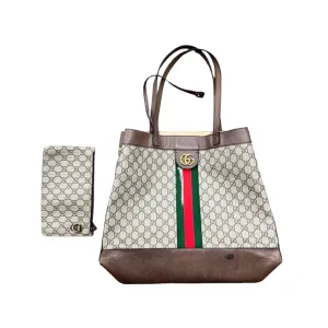 Gucci Tote Bag "OPHIDIA TOTE" Used Monogram