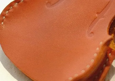 Handmade Leather Cute Violin Keyring Keychain Women Personalized Monogrammed Gift Custom Wallet Women Keyring Keychain