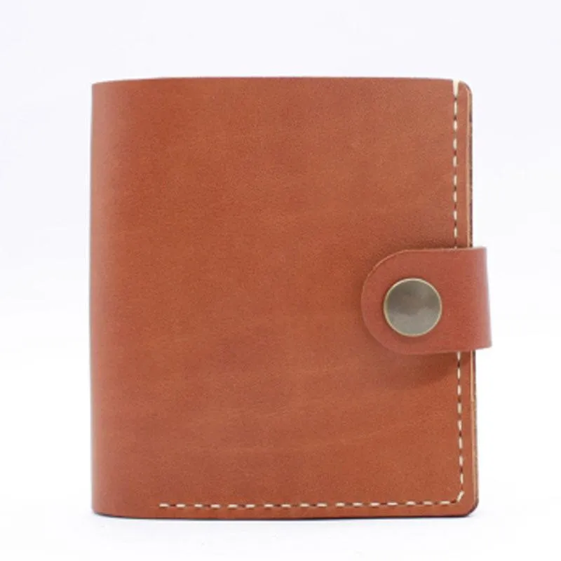 HANDMADE LEATHER Women Cute Bifold Short Small WALLET PERSONALIZED MONOGRAMMED GIFT CUSTOM Card Holder Small Wallet