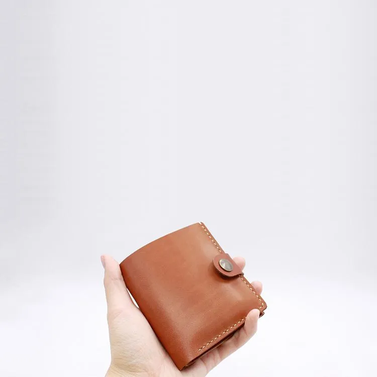 HANDMADE LEATHER Women Cute Bifold Short Small WALLET PERSONALIZED MONOGRAMMED GIFT CUSTOM Card Holder Small Wallet