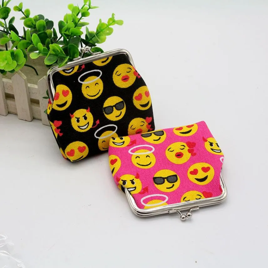 Happy Emoji Change Purse