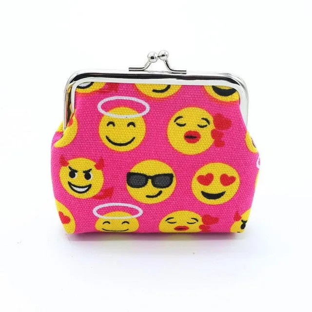 Happy Emoji Change Purse