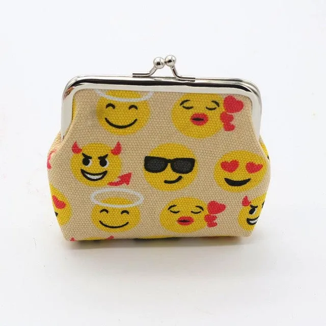 Happy Emoji Change Purse
