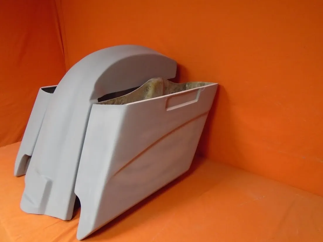 Harley Davidson 5" Extended Saddlebags With Cut Outs Fender - No lids