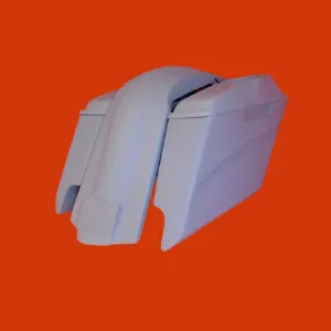 Harley Davidson 5" Stretched Extended Saddlebags With Cut Outs Fender   6x9 Speaker Lids