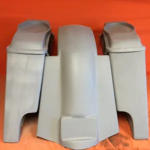 Harley Davidson 6" Stretched Saddlebags 6x9 Speaker Lids No Cut Fender