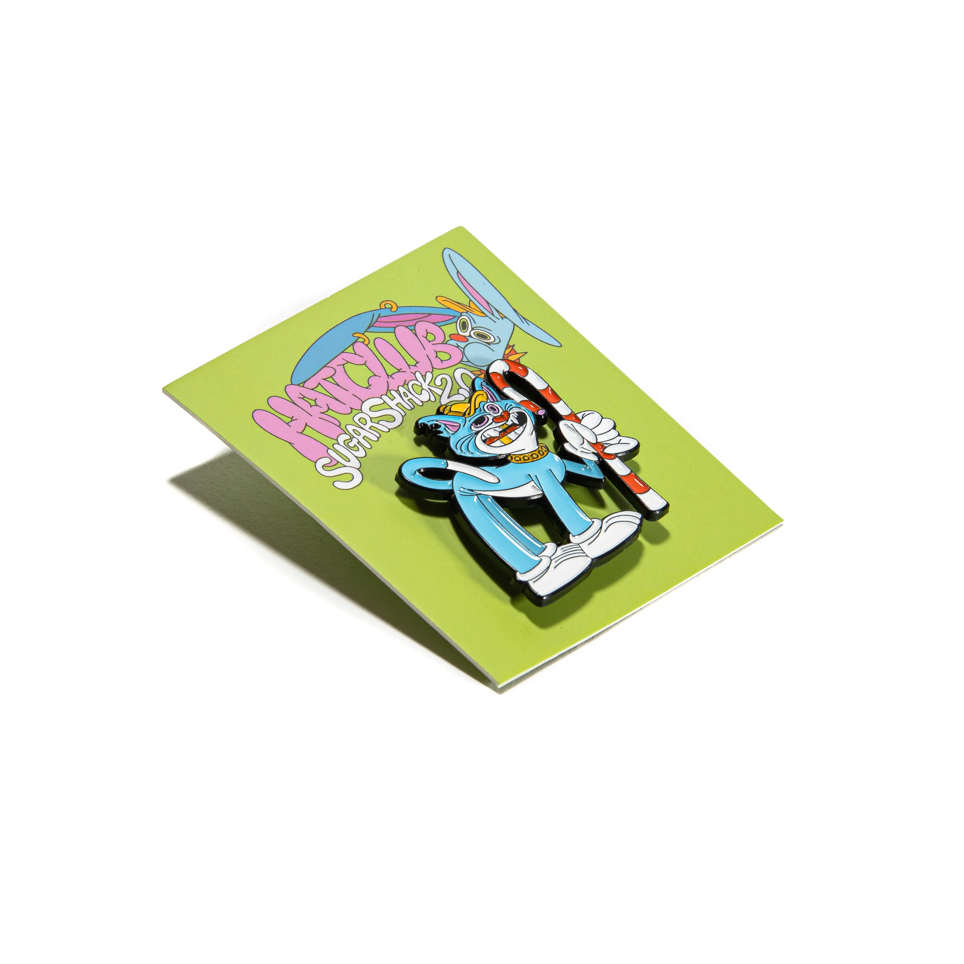 Hat Club Sugar Shack 2.0 Catty Cane Pin - Multi-Color