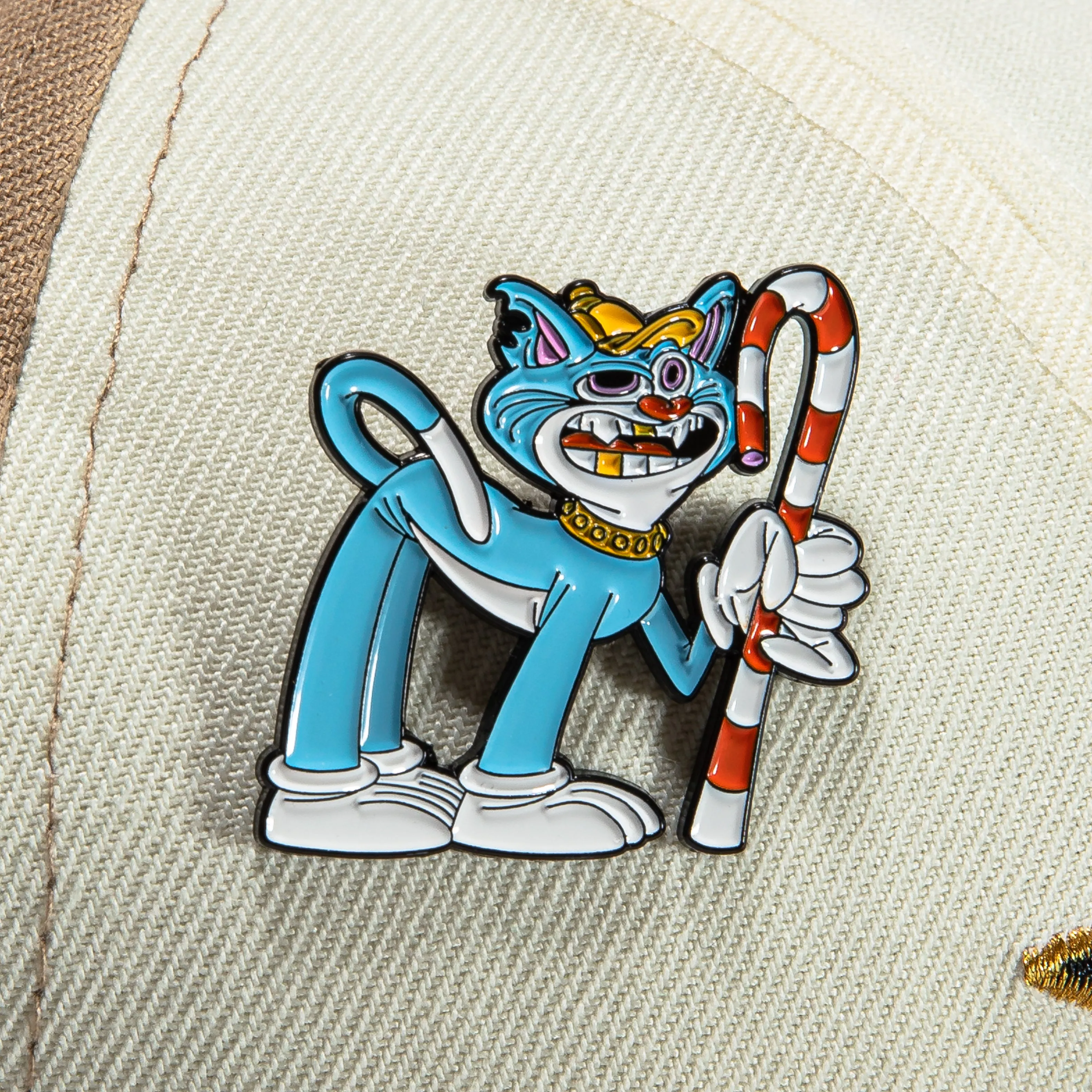 Hat Club Sugar Shack 2.0 Catty Cane Pin - Multi-Color