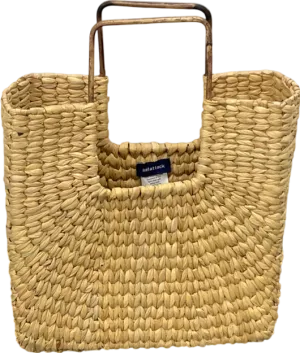Hatattack Beige Cami Square Frame Tote One Size