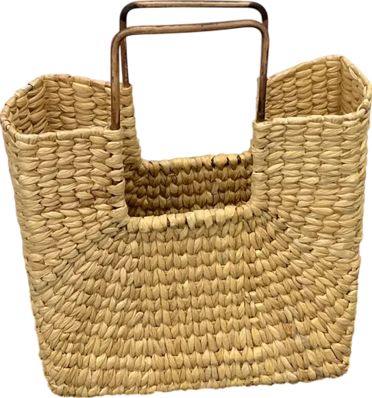 Hatattack Beige Cami Square Frame Tote One Size
