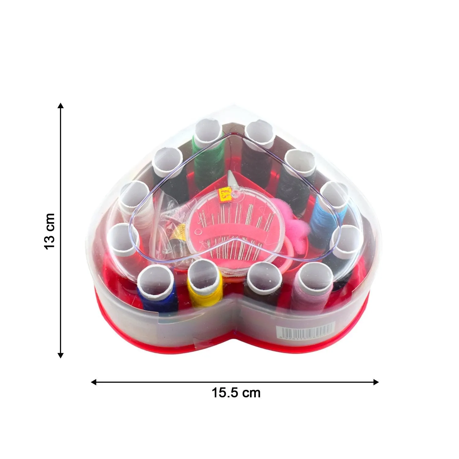 Heart-Shaped Sewing Box Multi-Functional Convenient Sewing Tools