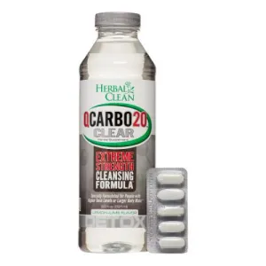 Herbal Clean Qcarbo Detox 20oz   5 Tablets