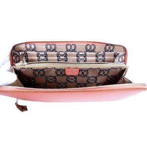 Hermes Flamingo Epsom Silk-In Azap Wallet