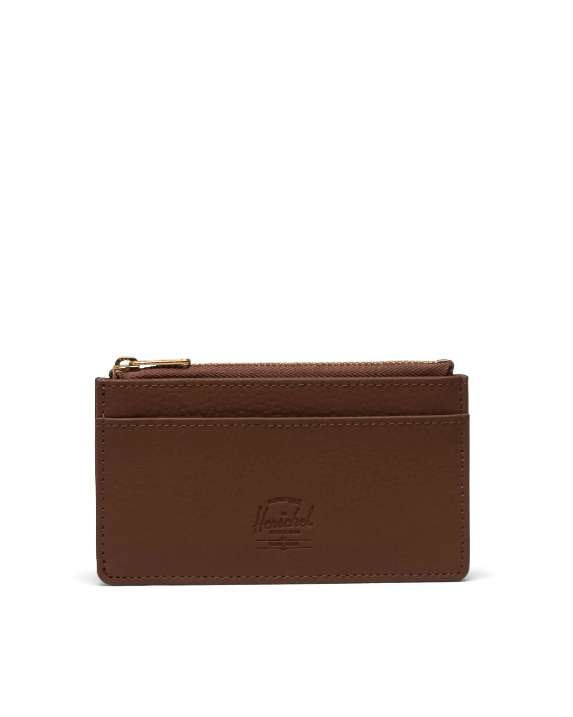 Herschel Oscar Large Cardholder Vegan Leather - Saddle Brown