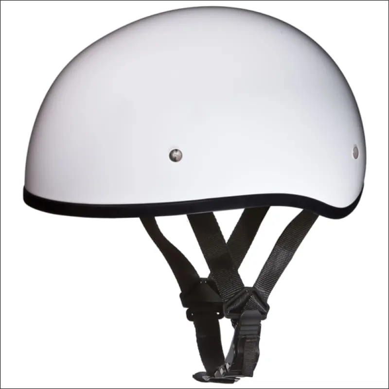 HI-GLOSS WHITE SKULL CAP