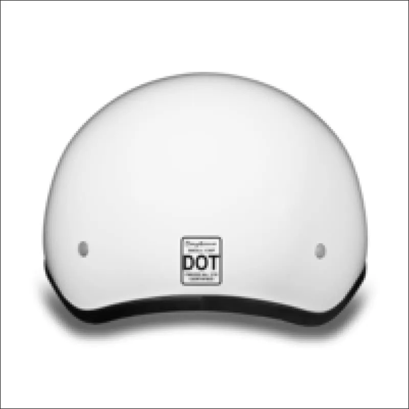 HI-GLOSS WHITE SKULL CAP