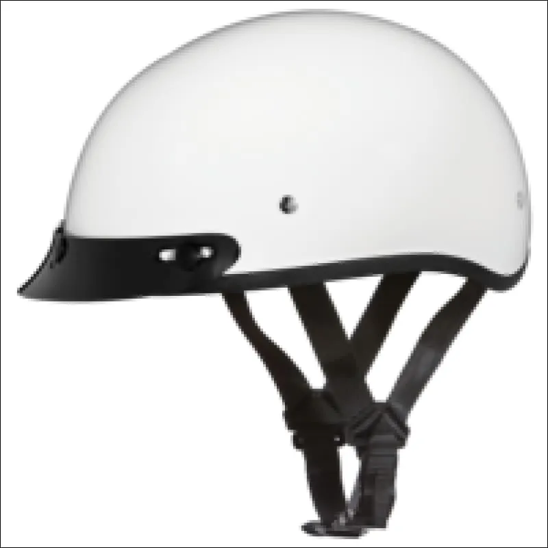 HI-GLOSS WHITE SKULL CAP