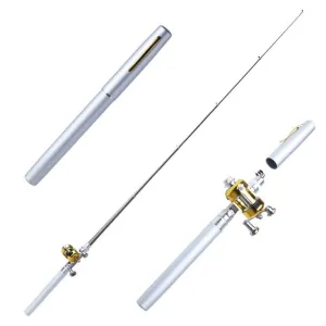 HIGH QUALITY FISHING PEN - TRAVEL RETRACTABLE POCKET FISHING POLE