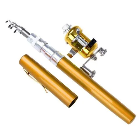 HIGH QUALITY FISHING PEN - TRAVEL RETRACTABLE POCKET FISHING POLE