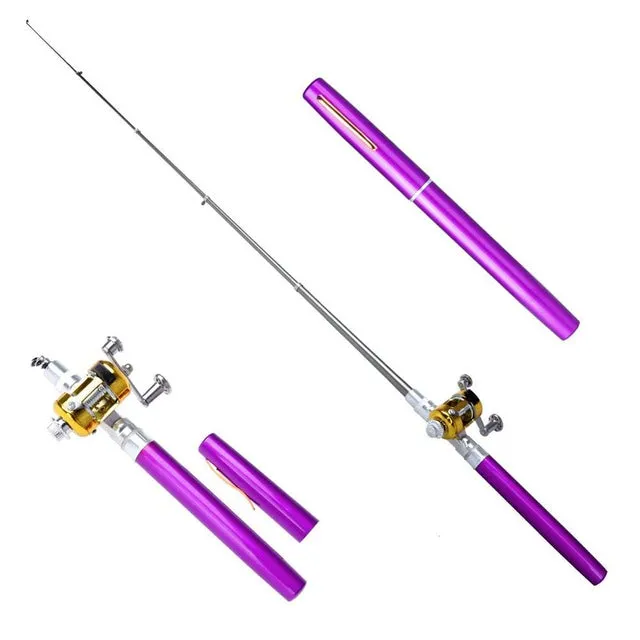 HIGH QUALITY FISHING PEN - TRAVEL RETRACTABLE POCKET FISHING POLE