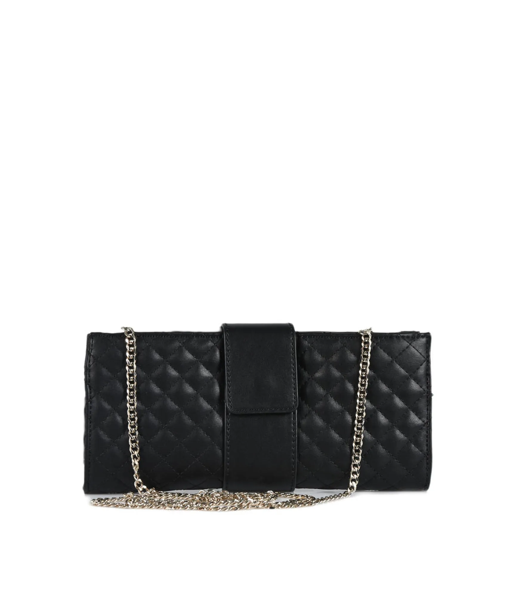 Highlight Wristlet Clutch - Black