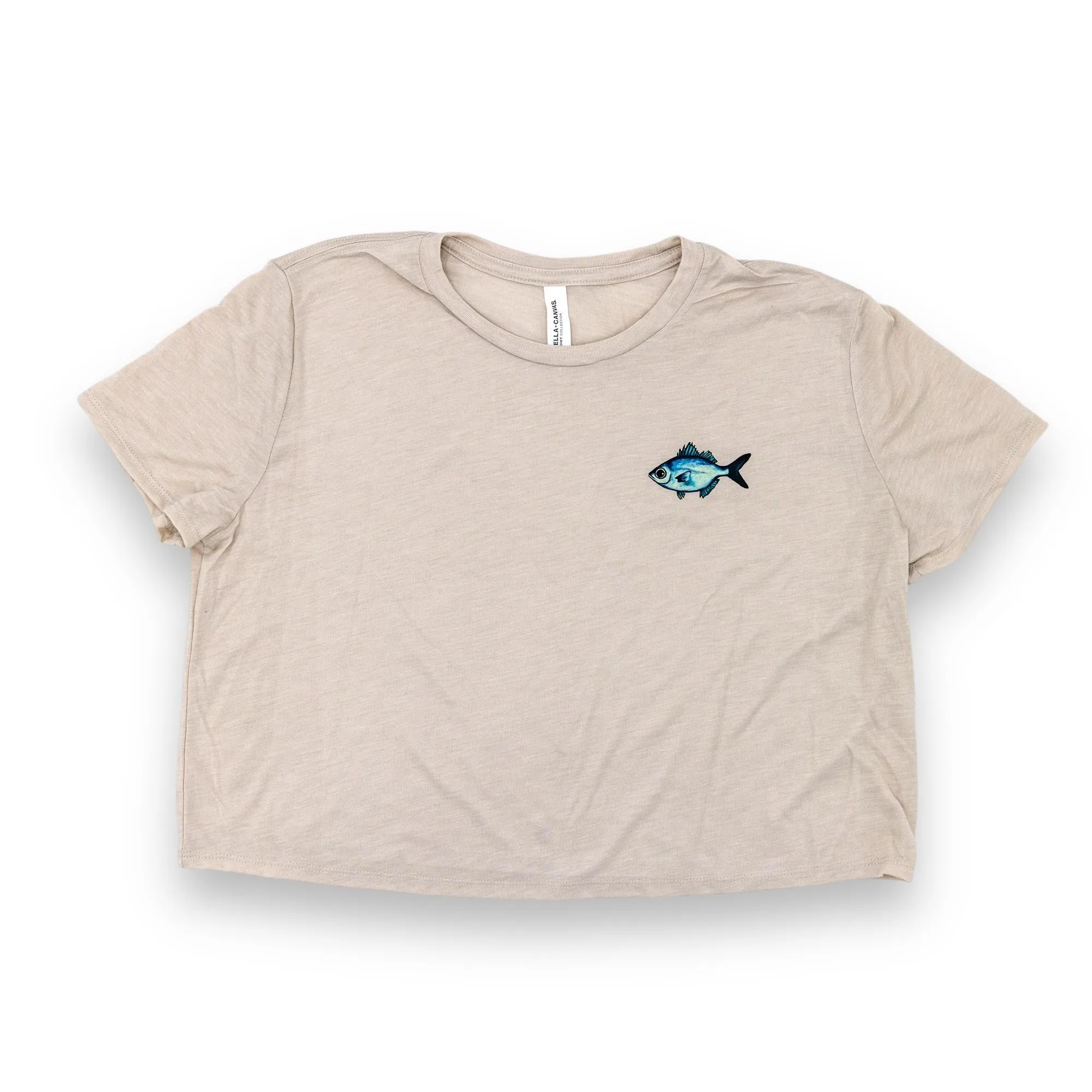 Āholehole Cropped T-Shirt (Beige)