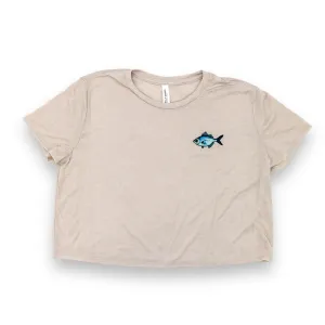Āholehole Cropped T-Shirt (Beige)