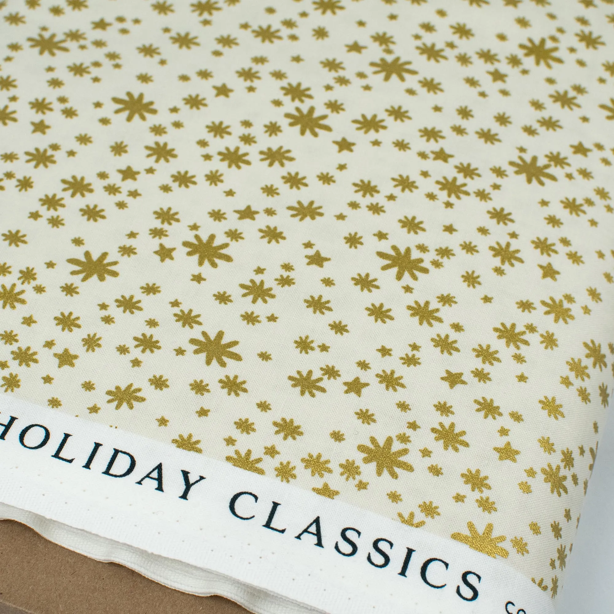 Holiday Classics by Rifle Paper Co. - Starry Night - Cream Metallic