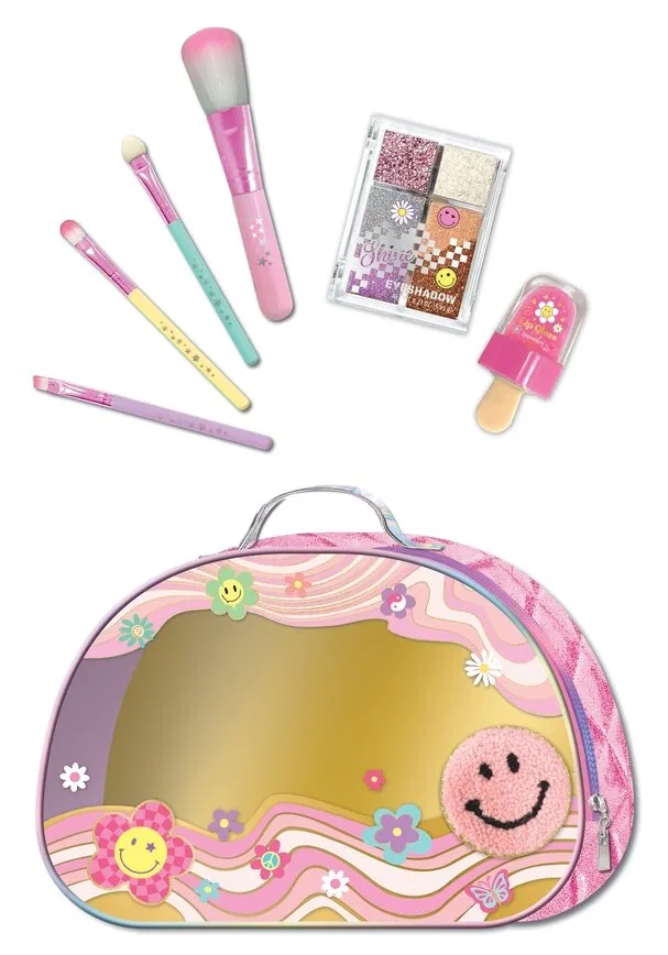 Hot Focus Glamz Beauty Bag - Groovy Flower