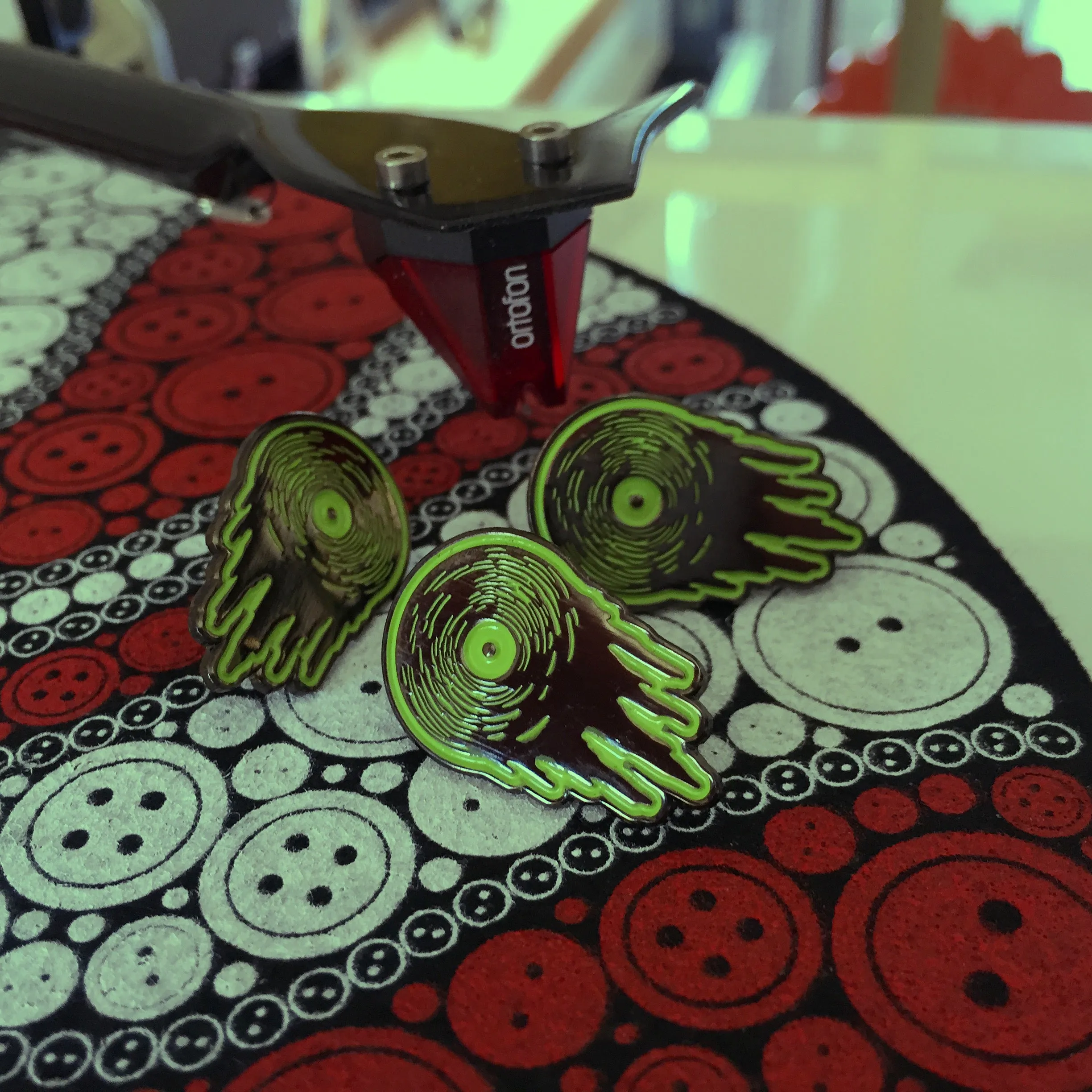 HOT WAX ENAMEL PIN