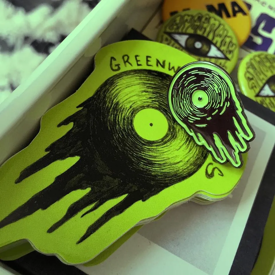HOT WAX ENAMEL PIN