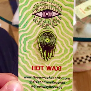 HOT WAX ENAMEL PIN